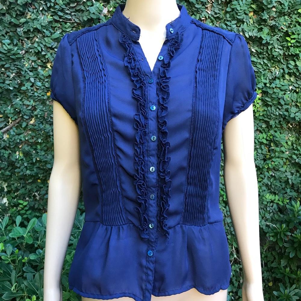 Zara Button Down Blouse - image 1